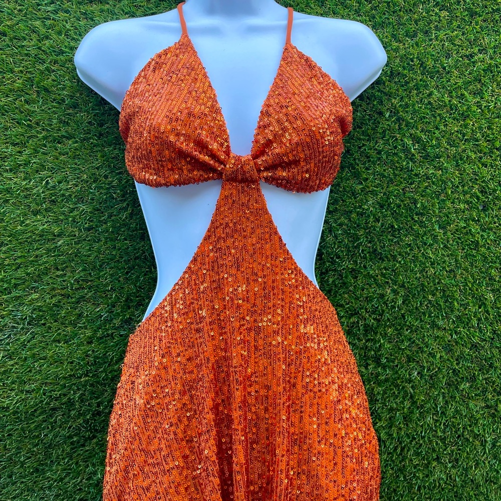 Mini sequin dress